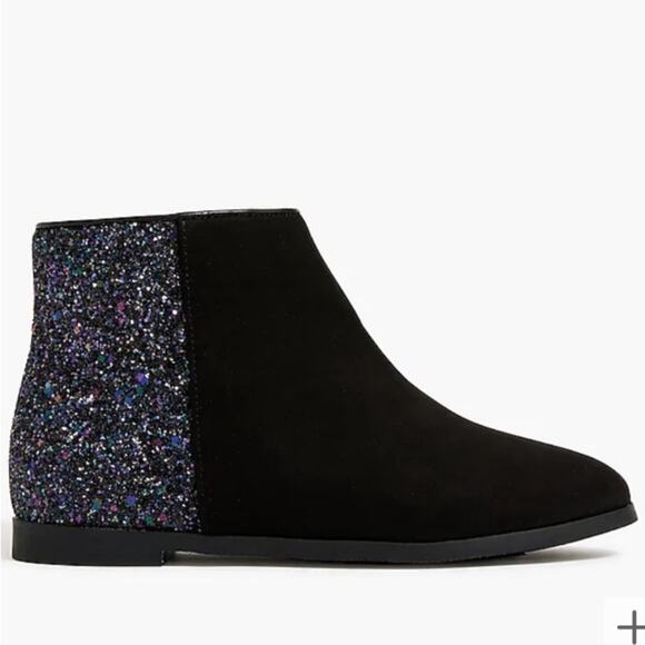 Crewcuts black half glitter boots - Picture 2 of 11